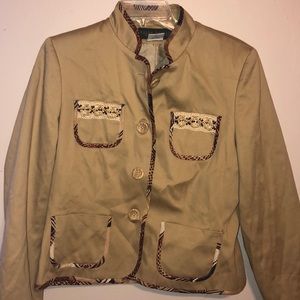 Harvé Benard Tan Jacket